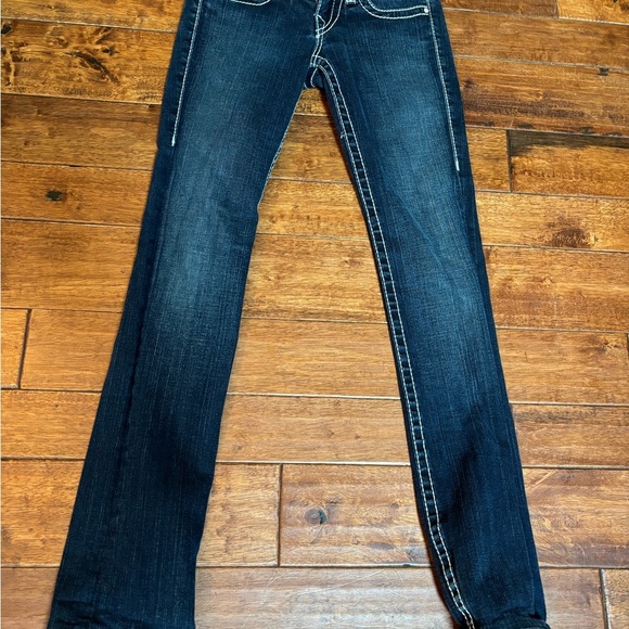 Beautiful True Religion woman’s jeans! Sz 24 BLING - Picture 2 of 10